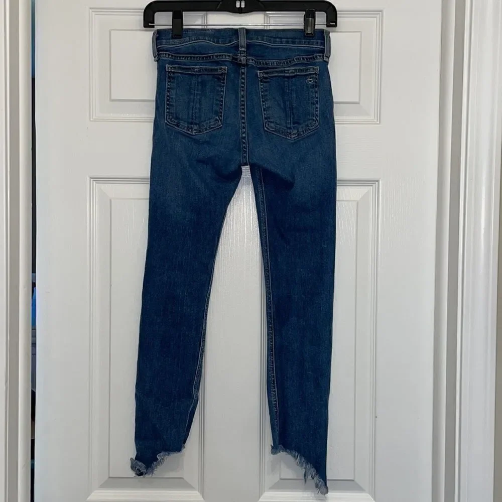 Rag & Bone Cate Step Hem Ankle Skinny Jeans